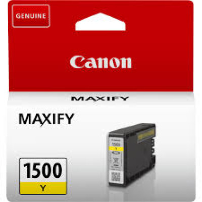 Canon PGI-1500 Y - 4.5 ml - yellow - original - ink tank - for MAXIFY MB2050, MB2150, MB2155, MB2350, MB2750, MB2755